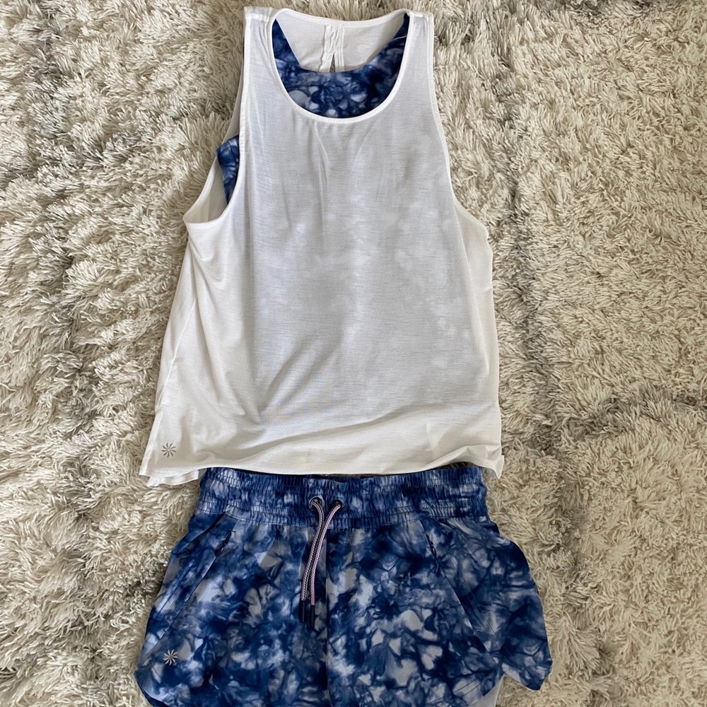 Athleta Girl tank/short set